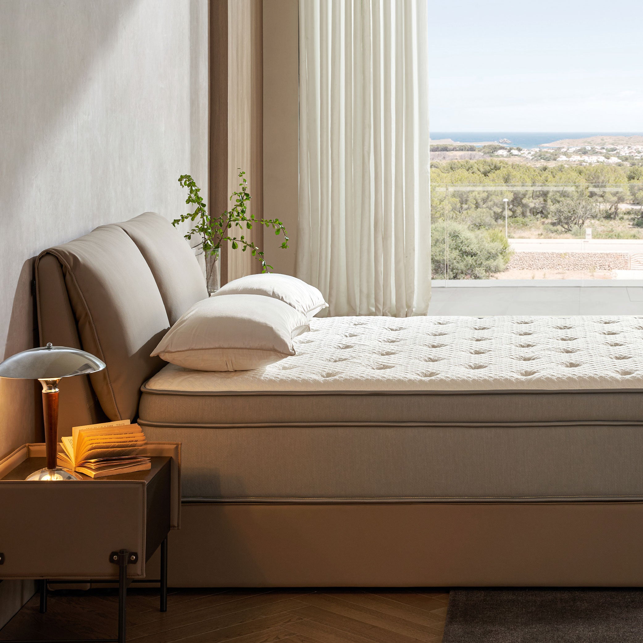 EPITEX Silverluxe Elite Mattress (Queen / King Size), 14 Inch Gel Memory Foam Mattress in a Box, Individual Pocket Spring for Low Motion Transfer, Medium Firm Mattress, Gray