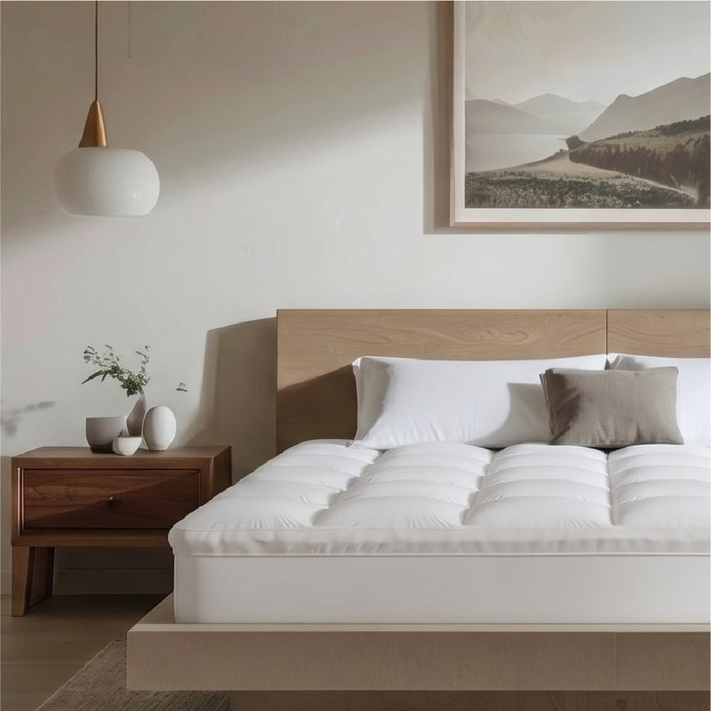 Epitex CloupTop Mattress Topper, 3 Inch Extra Thick and Plush Pillow Top Mattress Pad