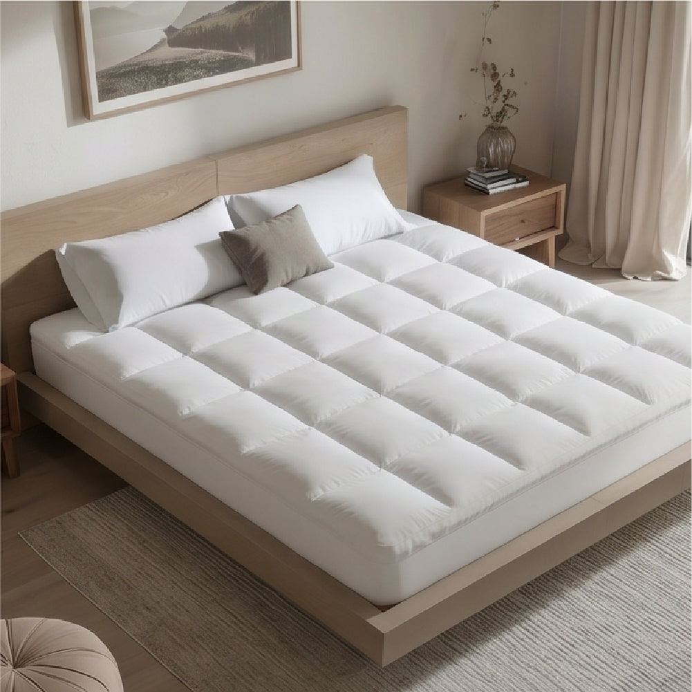 Epitex CloupTop Mattress Topper, 3 Inch Extra Thick and Plush Pillow Top Mattress Pad