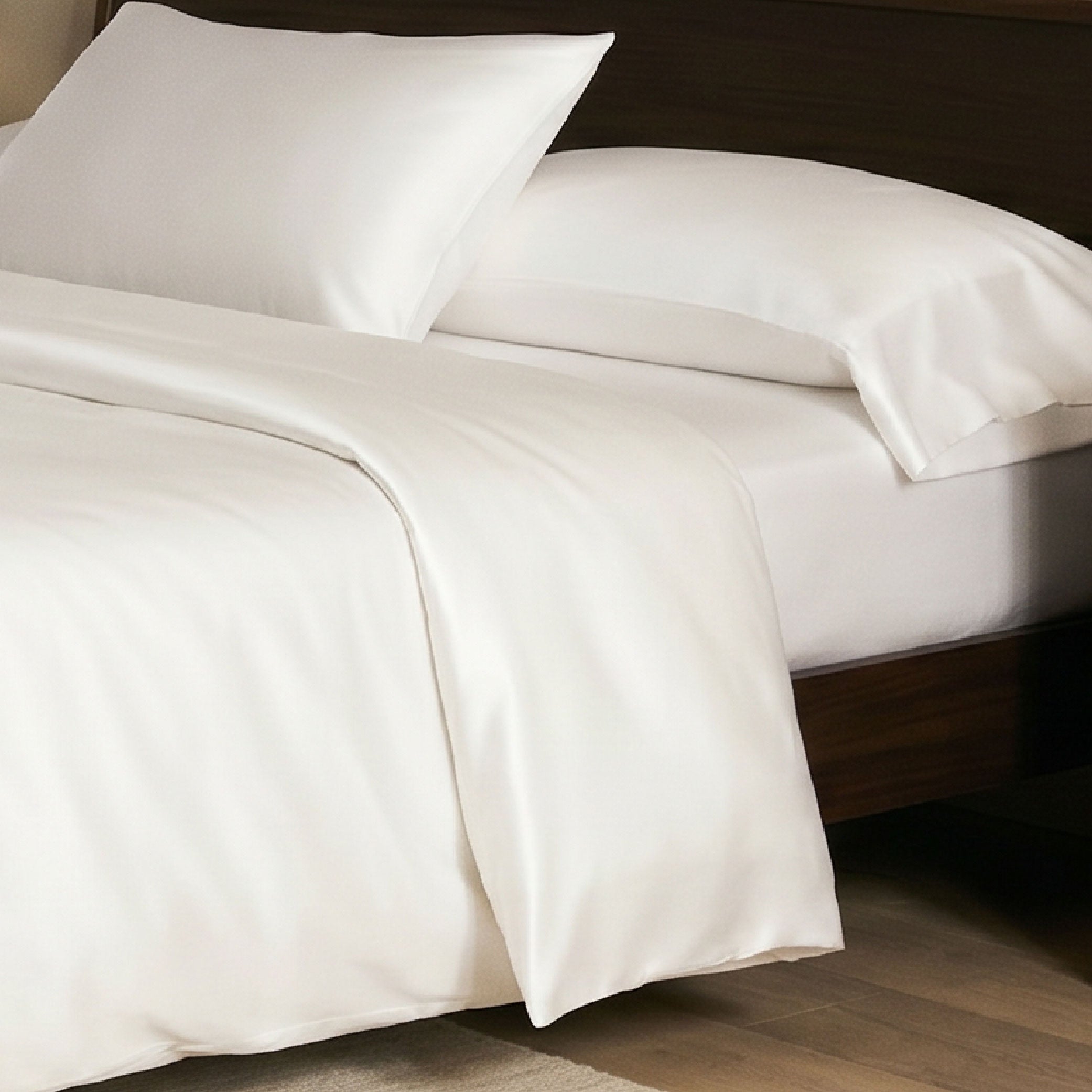 EPITEX 100% Bamboo Viscose Sheet Set, 1400 Thread Count, White