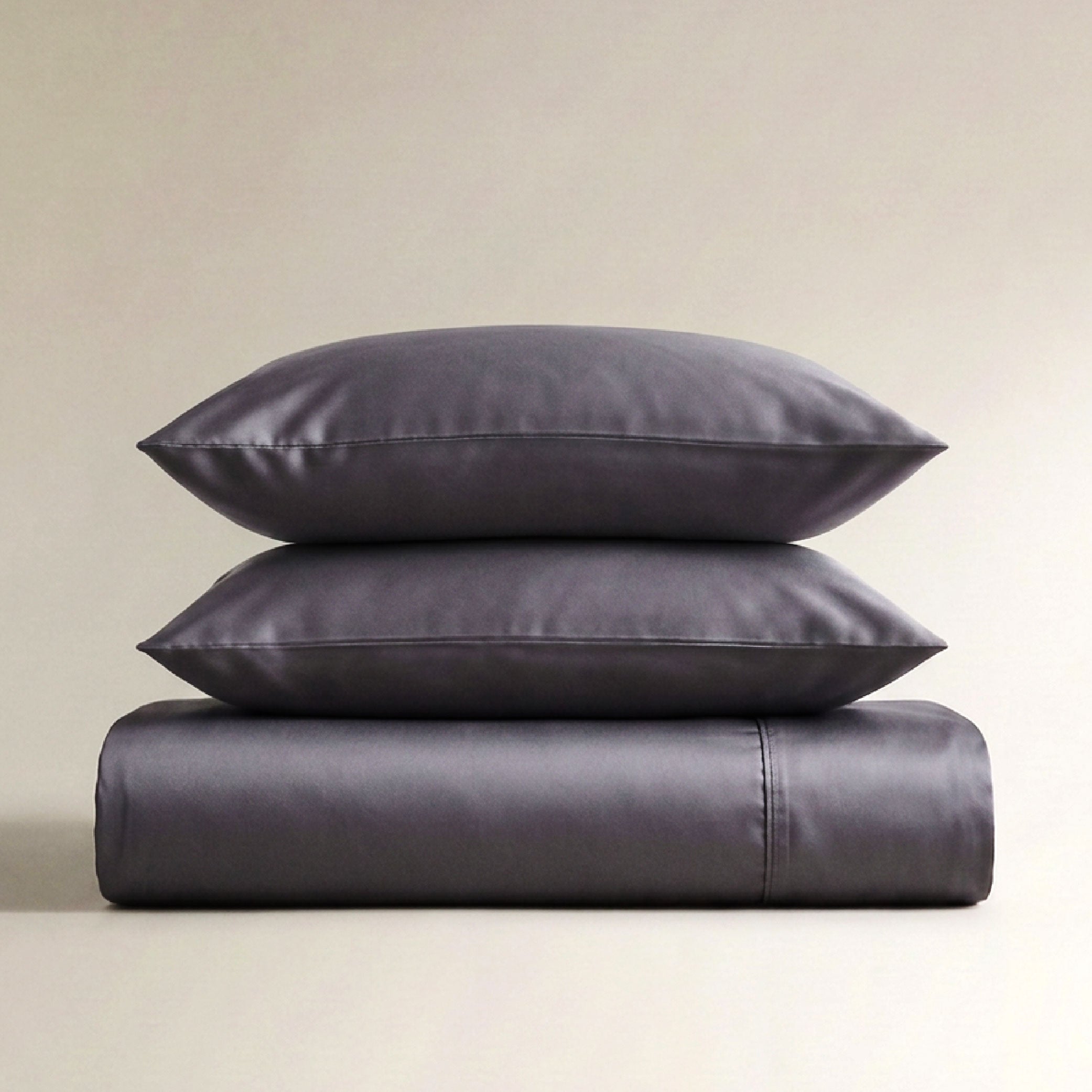 EPITEX 100% Bamboo Viscose Sheet Set, 1400 Thread Count, Charcoal
