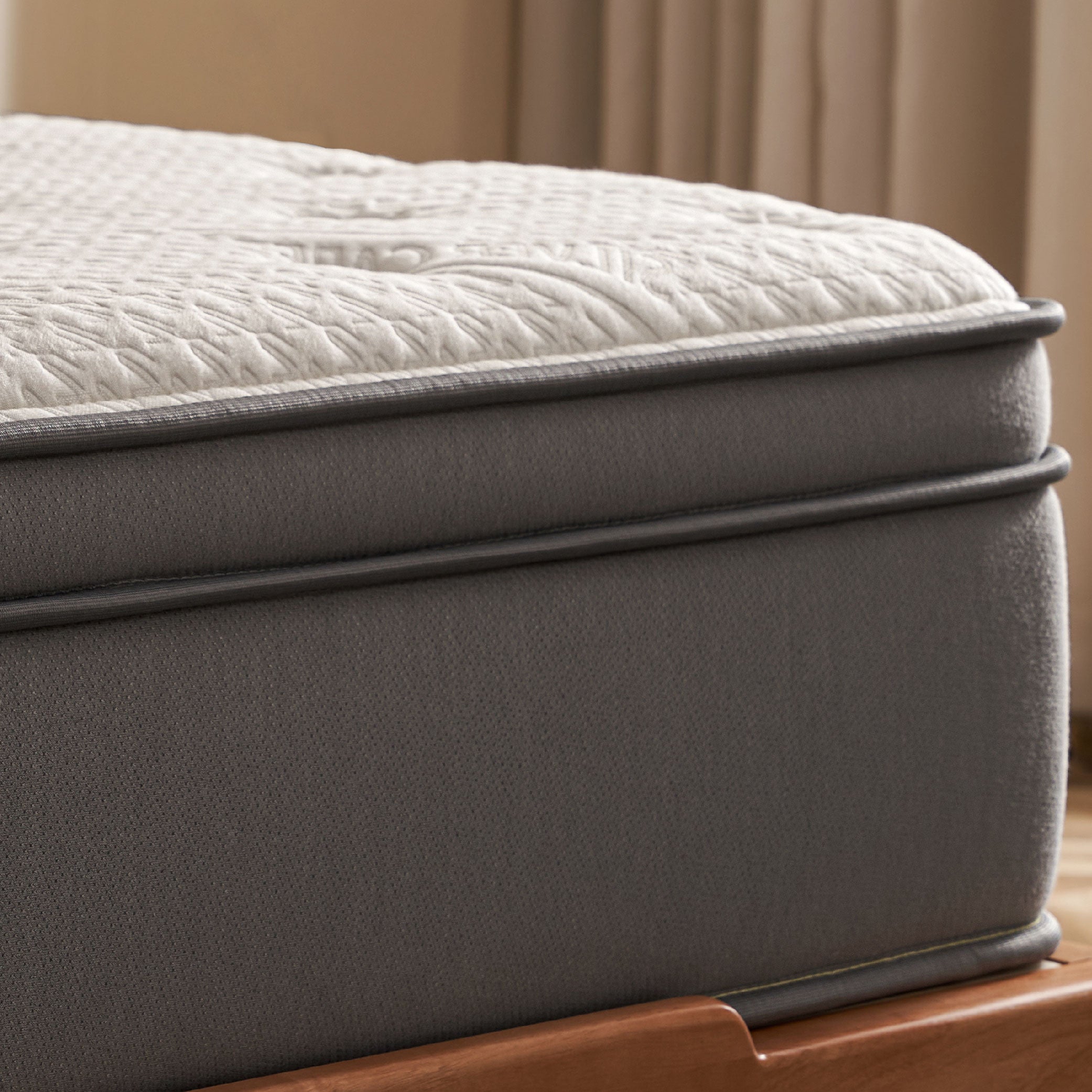 EPITEX Silverluxe Prime Mattress (Queen / King Size), 12 Inch Gel Memory Foam Mattress in a Box, Individual Pocket Spring for Low Motion Transfer, Medium Firm Mattress, Gray